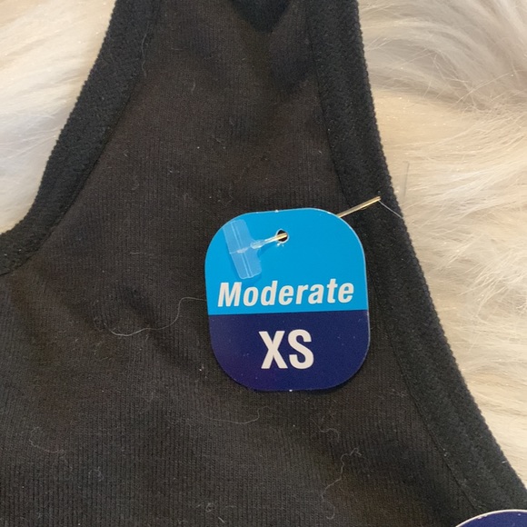 🧑‍🎄 CHAMPION Zebra Print Racerback Sports Bra NWT XS - Picture 4 of 7